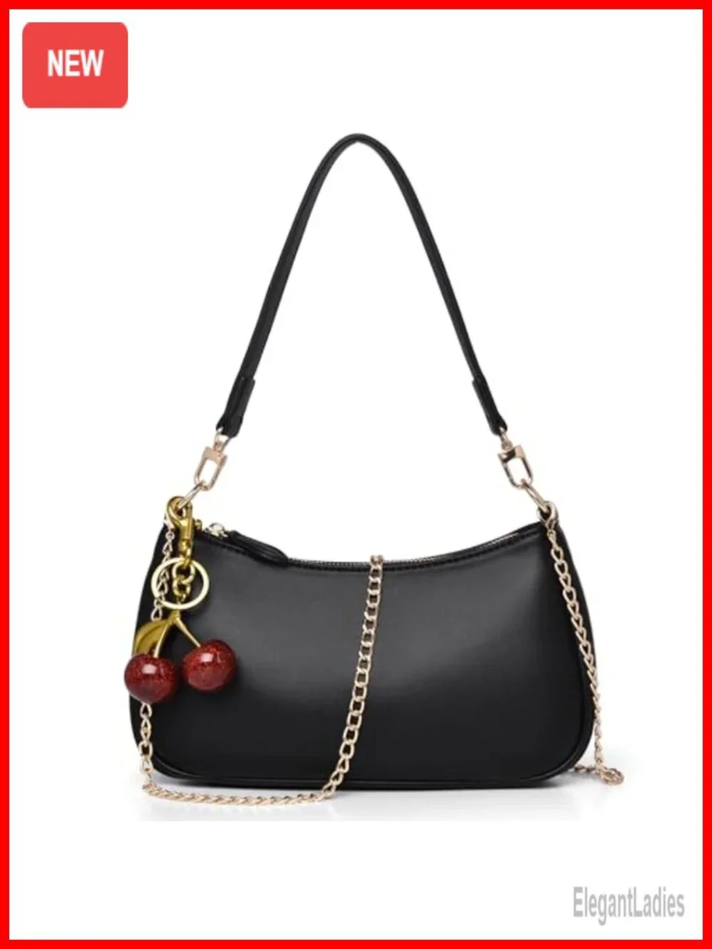 PU Leather Shoulder Bag Small Hobo Crossbody Clutch Purse